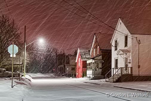 Winter Night_34206.jpg - Photographed at Smiths Falls, Ontario, Canada.